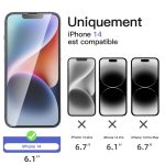 Protection d'écran Verre trempé iPhone 14 - PT01