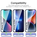 Protection d'écran Verre trempé iPhone 16e / iPhone 14 / iPhone 13 - PT01