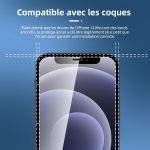 Protection d'écran Verre trempé iPhone 12 Mini - PT06