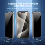 Protection d'écran Verre trempé iPhone 15 Pro - PT03