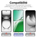 Protection d'écran Verre trempé Reno 13 F / Reno 13 FS 5G / Reno 12 F 4G - PT01