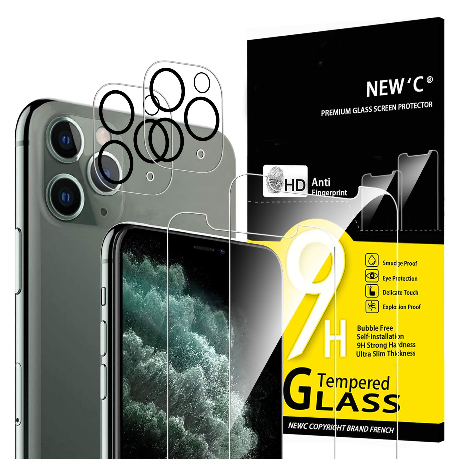 717JR9CjPVL.jpg Protection d'écran Verre trempé iPhone 11 Pro Max