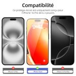 Protection d'écran Verre trempé iPhone 17 / iPhone 17 Pro / iPhone 16 Pro - PT01