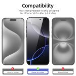 Protection d'écran Verre trempé iPhone 16 Pro Max - PT01