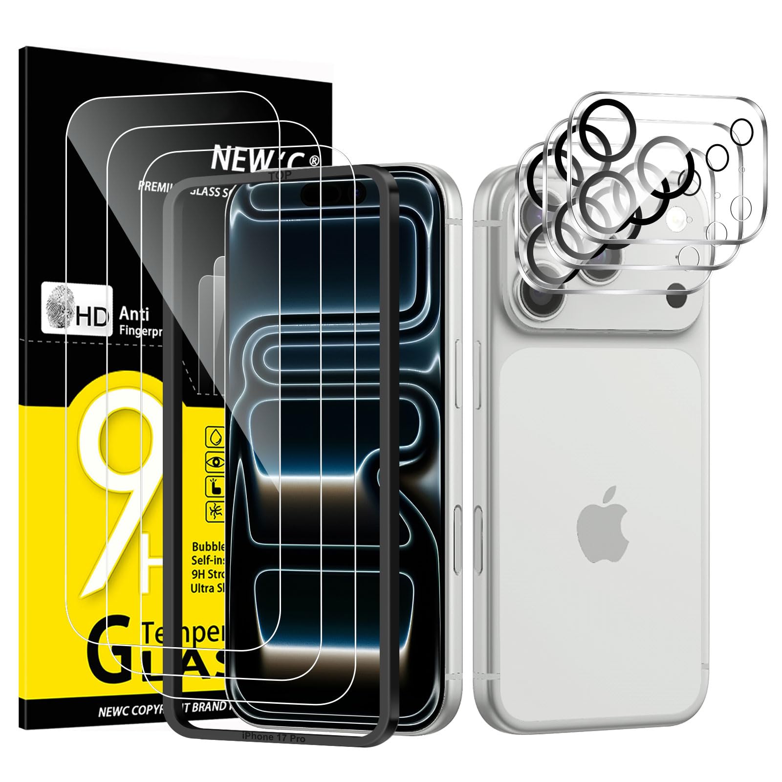 71Ab4ddFoUL.jpg Protection d'écran Verre trempé iPhone 17 Pro