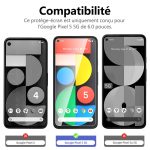 Protection d'écran Verre trempé Pixel 5 5G - PT01