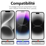 Protection d'écran Verre trempé iPhone 14 Pro Max - PT01
