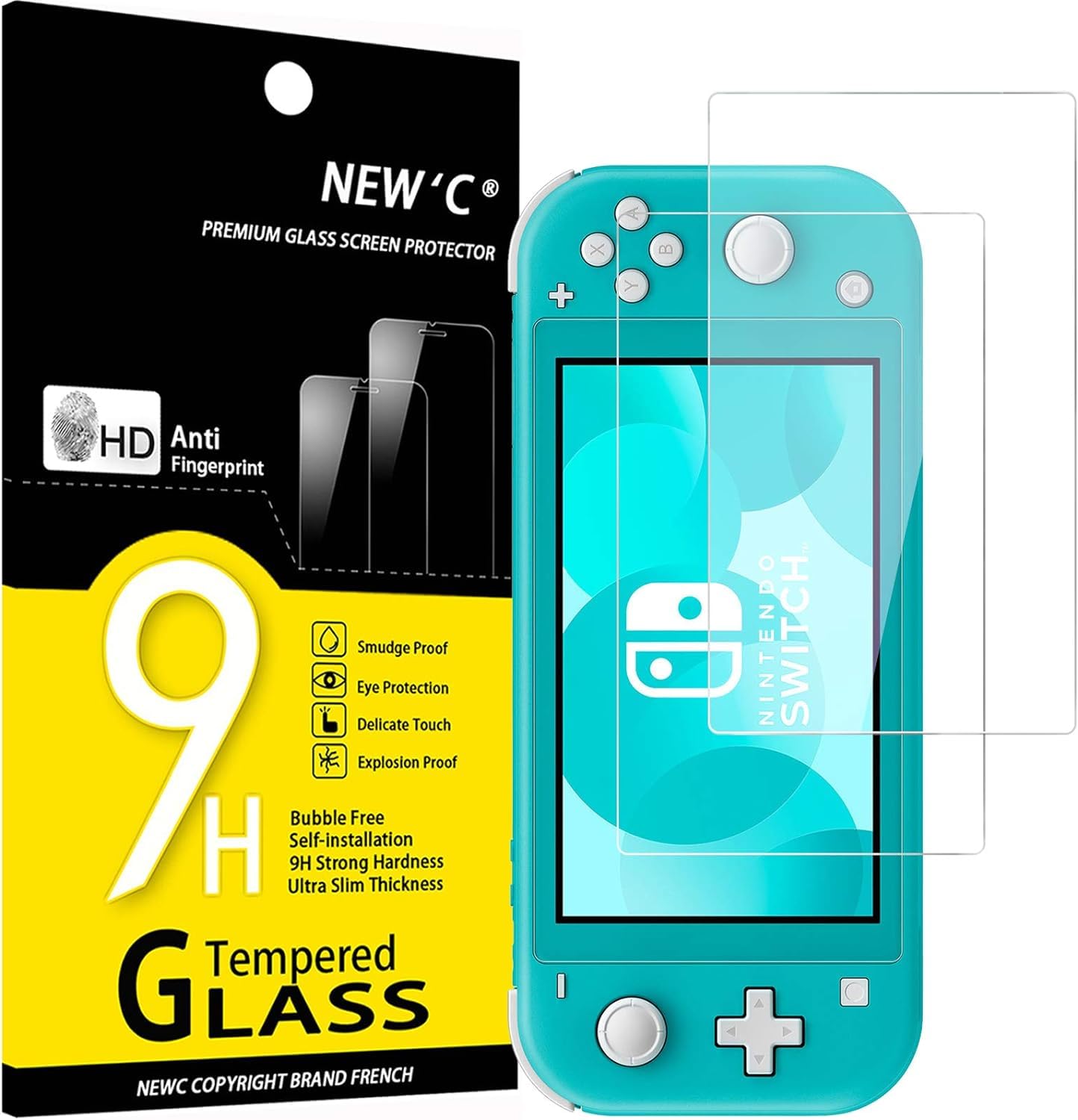 71Bxeivg6eL.jpg Protection d'écran Verre trempé Nintendo Switch Lite
