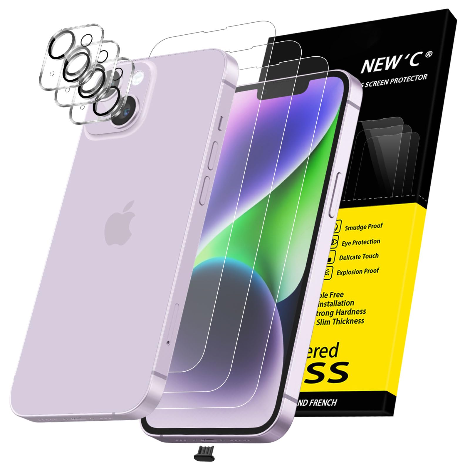 71Cif9zVi8L.jpg Protection d'écran Verre trempé iPhone 14