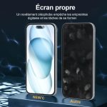 Protection d'écran Verre trempé iPhone 16 / iPhone 15 - PT04