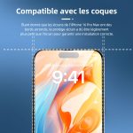 Protection d'écran Verre trempé iPhone 16 Pro Max - PT03