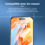 Protection d'écran Verre trempé iPhone 16 / iPhone 15 - PT03