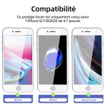 Protection d'écran Verre trempé iPhone 7 / iPhone 8 / iPhone SE 2020 - PT01