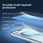 Protection d'écran Verre trempé iPhone 16 / iPhone 15 / iPhone 15 Pro - PT04