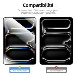 Protection d'écran Verre trempé iPad Pro M5 (2025) - PT01