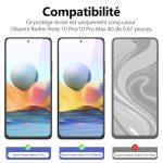 Protection d'écran Verre trempé Redmi Note 10 Pro / Redmi Note 10 Pro Max 4G - PT01