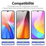 Protection d'écran Verre trempé Redmi Note 8 / Redmi Note 8 2021 / Mi 9 Lite - PT01