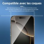 Protection d'écran Verre trempé iPhone 16 Pro Max - PT02