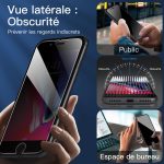 Protection d'écran Verre trempé iPhone 8 / iPhone 7 - PT05