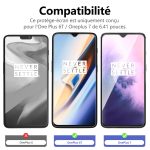 Protection d'écran Verre trempé OnePlus 6T / OnePlus 7 - PT01