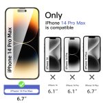 Protection d'écran Verre trempé iPhone 14 Pro Max - PT01