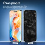 Protection d'écran Verre trempé iPhone 16 Plus / iPhone 15 Plus - PT08