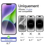Protection d'écran Verre trempé iPhone 14 Plus - PT01