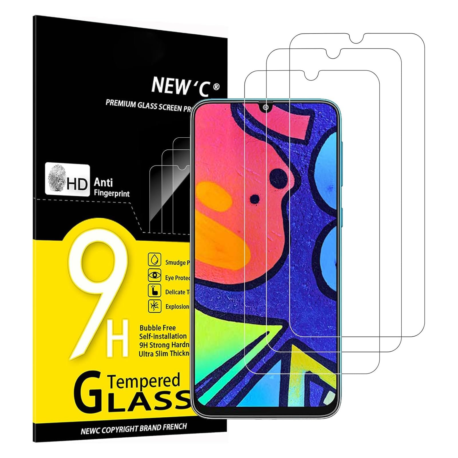 71UeExnCrUL.jpg Protection d'écran Verre trempé Galaxy F41