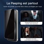 Protection d'écran Verre trempé iPhone 15 Pro Max / iPhone 15 Plus - PT04