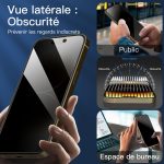 Protection d'écran Verre trempé iPhone 14 Pro Max - PT05