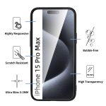 Autre Verre trempé iPhone 15 Pro Max - PT01