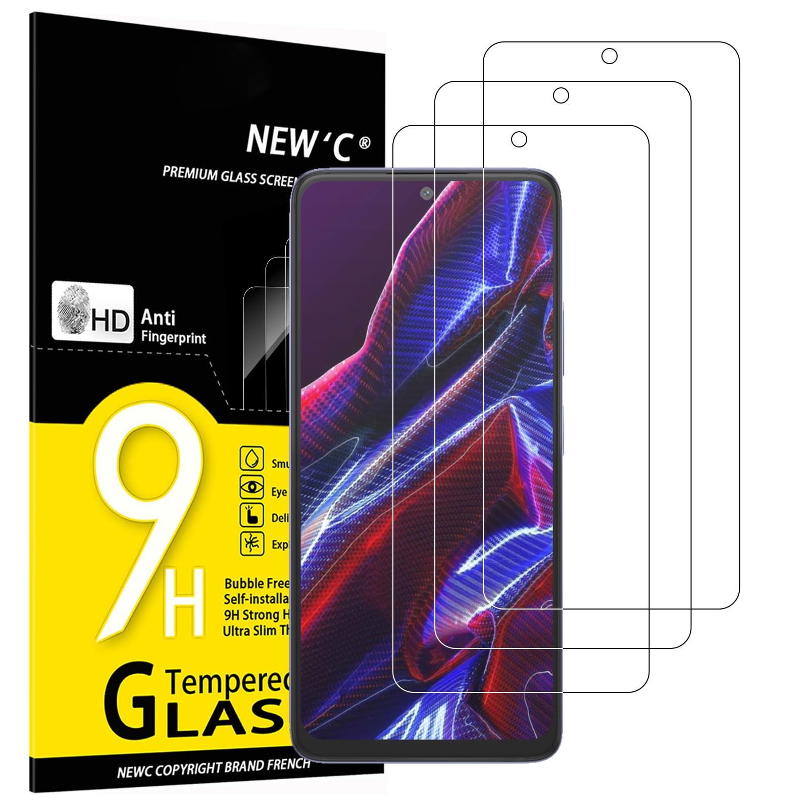 71VwUJWw9UL.jpg Protection d'écran Verre trempé Poco X5 5G
