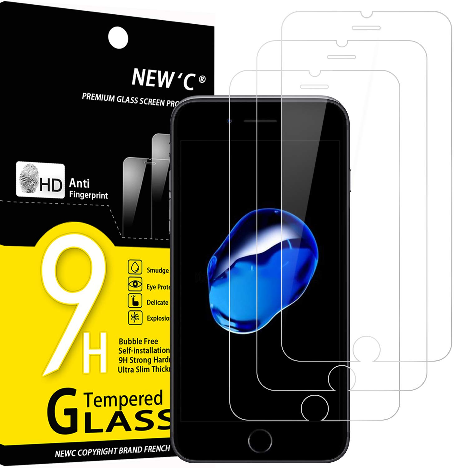 71W-NL2w9jL.jpg Protection d'écran Verre trempé iPhone 7 Plus / iPhone 8 Plus