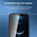 Protection d'écran Verre trempé iPhone 12 Pro - PT06