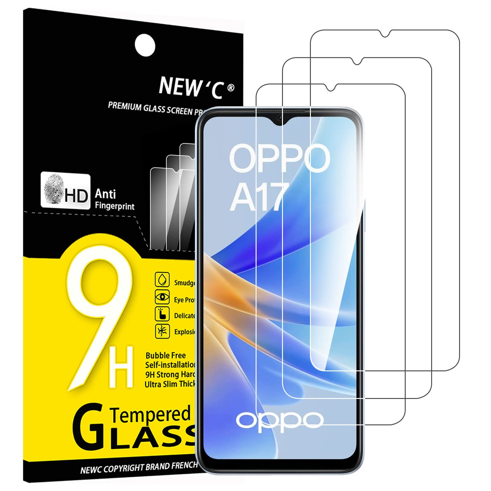 71WkN7UiDiL.jpg Protection d'écran Verre trempé OPPO A17