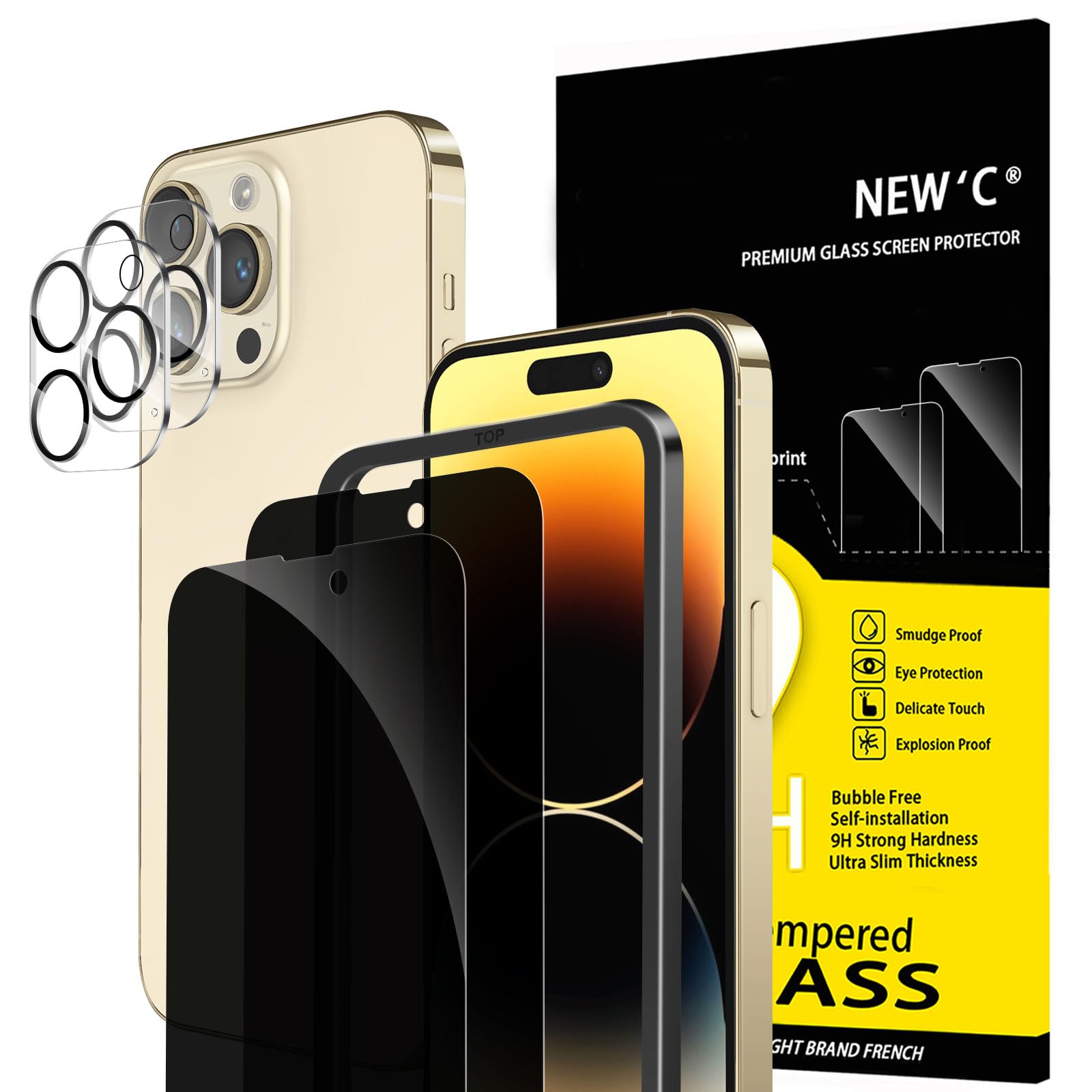 71XbHAFq6HL.jpg Protection d'écran Verre trempé iPhone 14 Pro Max