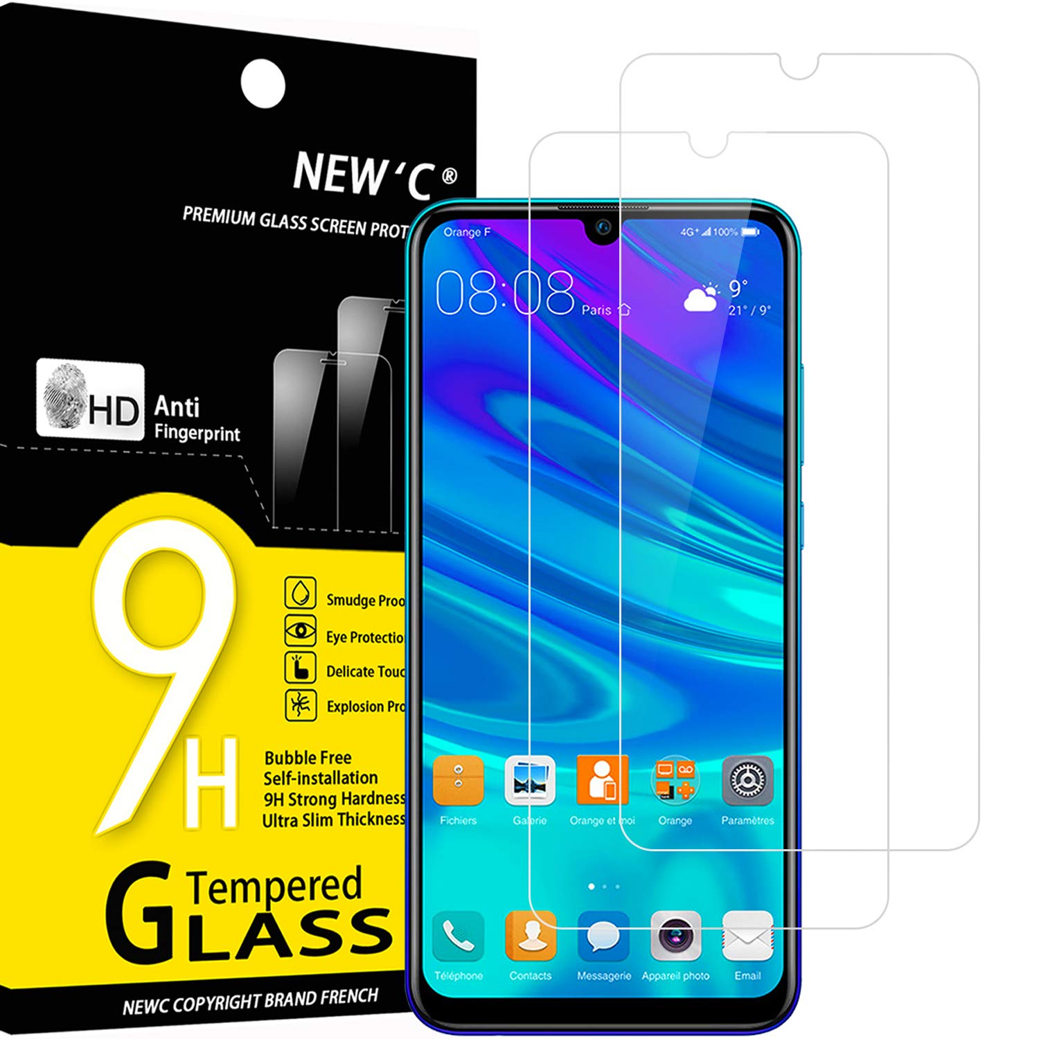 71ZHg-UoTxL.jpg Protection d'écran Verre trempé P Smart 2019 / Honor 10 Lite / Honor 8A