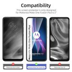 Protection d'écran Verre trempé Moto One Fusion Plus - PT01