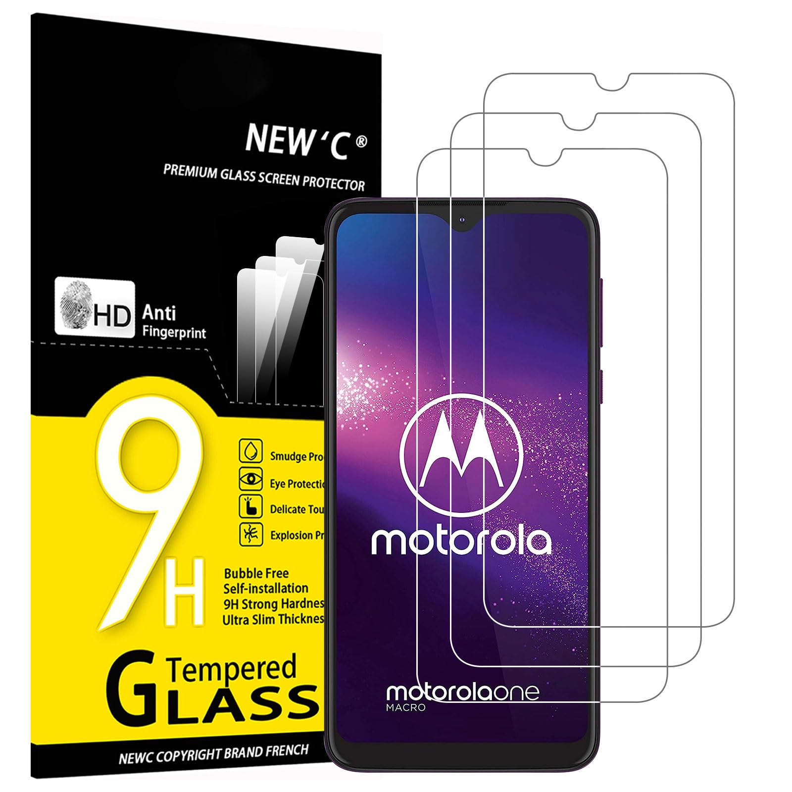 71Zk0cqhItL.jpg Protection d'écran Verre trempé One Macro