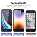 Protection d'écran Verre trempé iPhone SE 2020 / iPhone SE 2022 - PT01