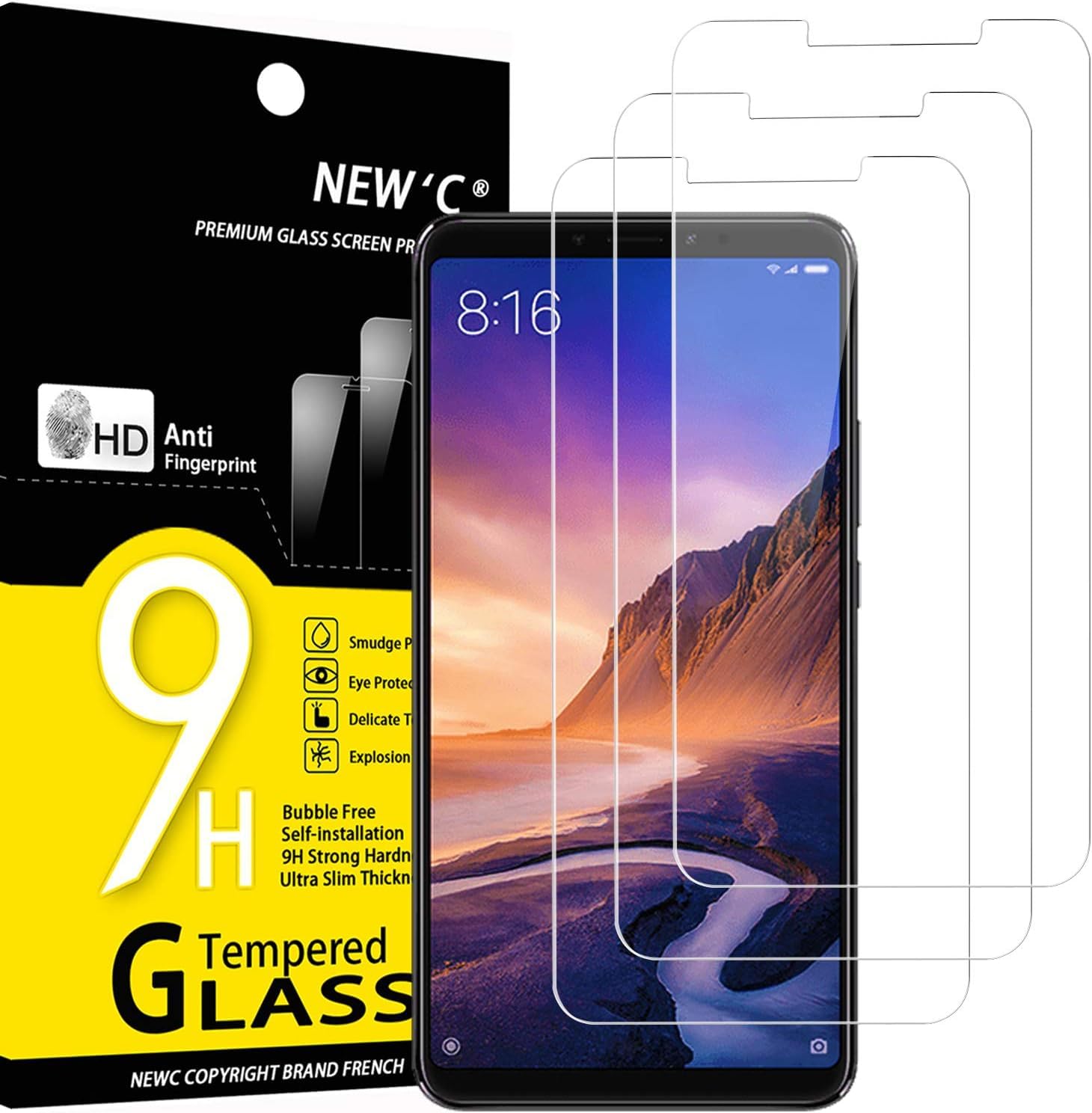 71abmJykriL.jpg Protection d'écran Verre trempé Xiaomi Max 3