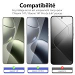 Protection d'écran Verre trempé Xiaomi 14T / Xiaomi 14T Pro - PT01