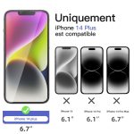 Protection d'écran Verre trempé iPhone 14 Plus - PT01