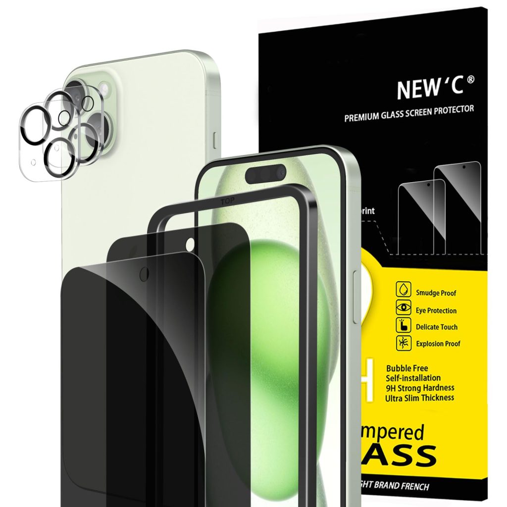 Protection d'écran Verre trempé iPhone 15 Plus