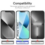 Protection d'écran Verre trempé iPhone 13 Mini - PT01