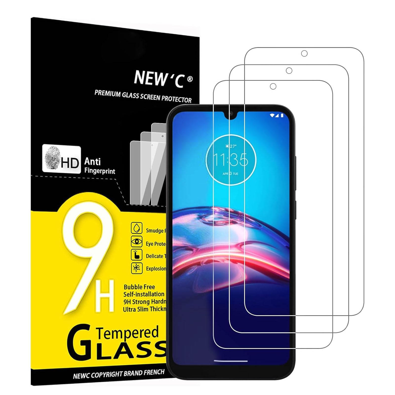 71hbt77YZtL.jpg Protection d'écran Verre trempé Moto E6i