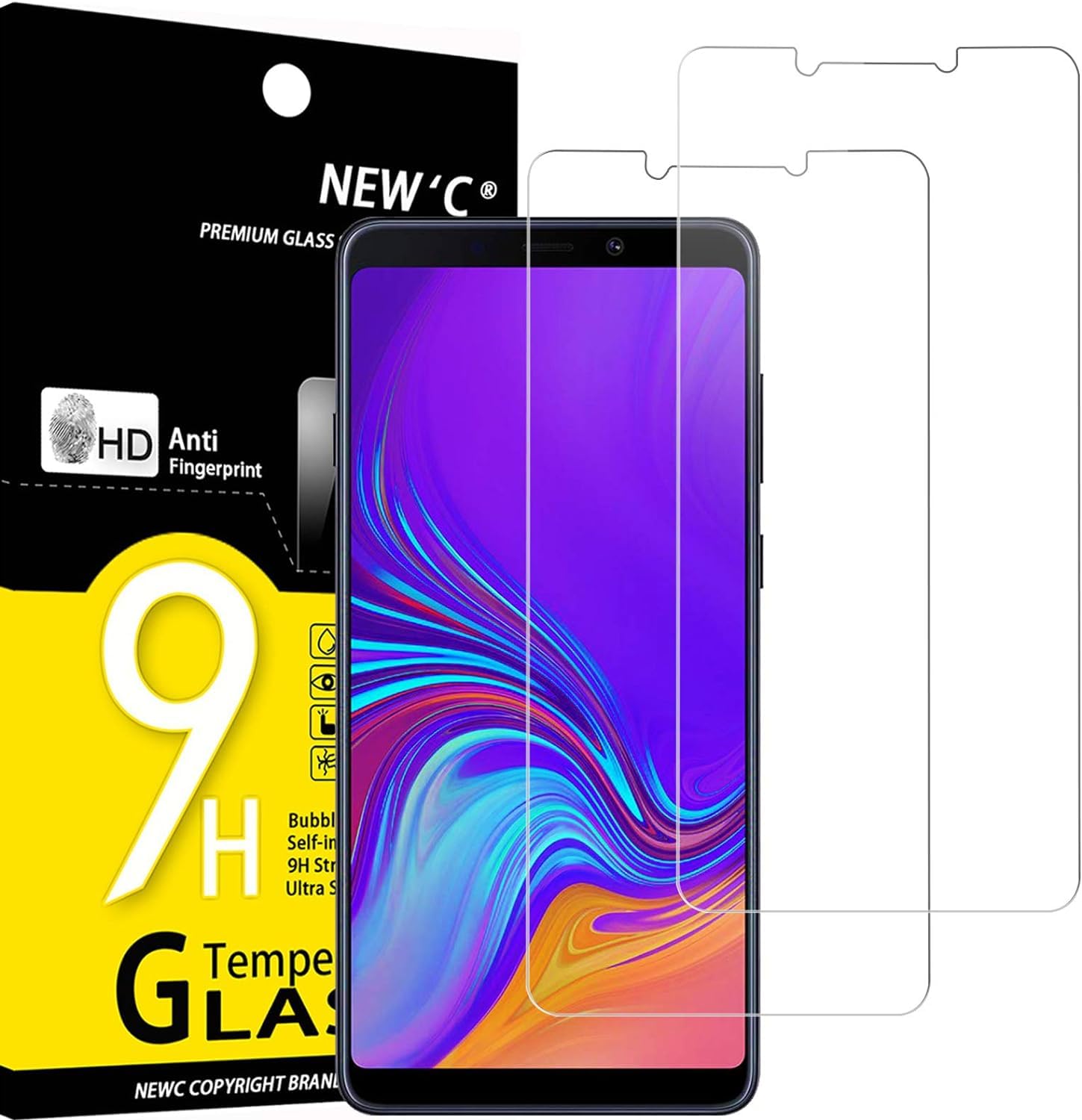 71l1JoT37L.jpg Protection d'écran Verre trempé Galaxy A9 2018 / Galaxy A9 Star Pro / Galaxy A9s