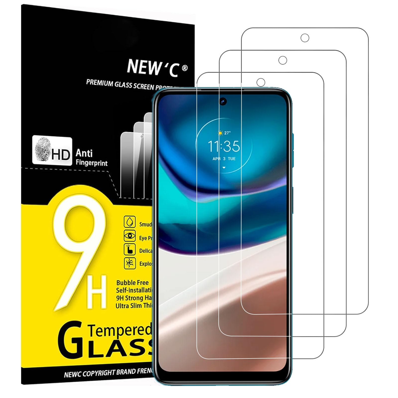 71lxoT5RgL.jpg Protection d'écran Verre trempé Moto G42