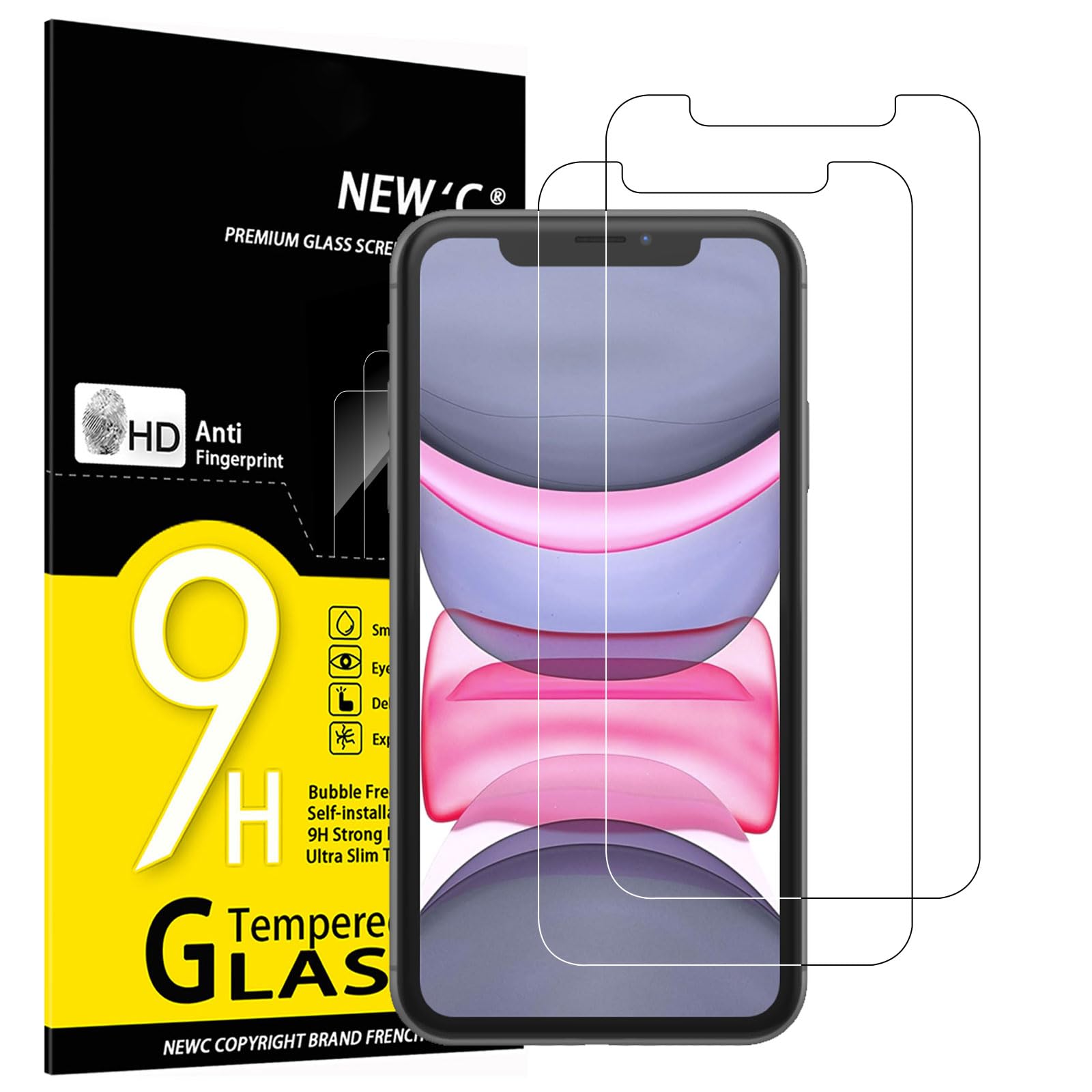 71nHHTJbhRL.jpg Protection d'écran Verre trempé iPhone 11 / iPhone XR
