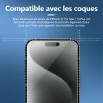 Protection d'écran Verre trempé iPhone 15 Pro Max / iPhone 15 Plus - PT02
